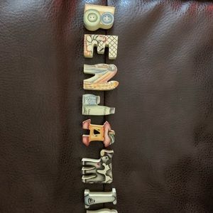 Wooden letters “Benjamin”